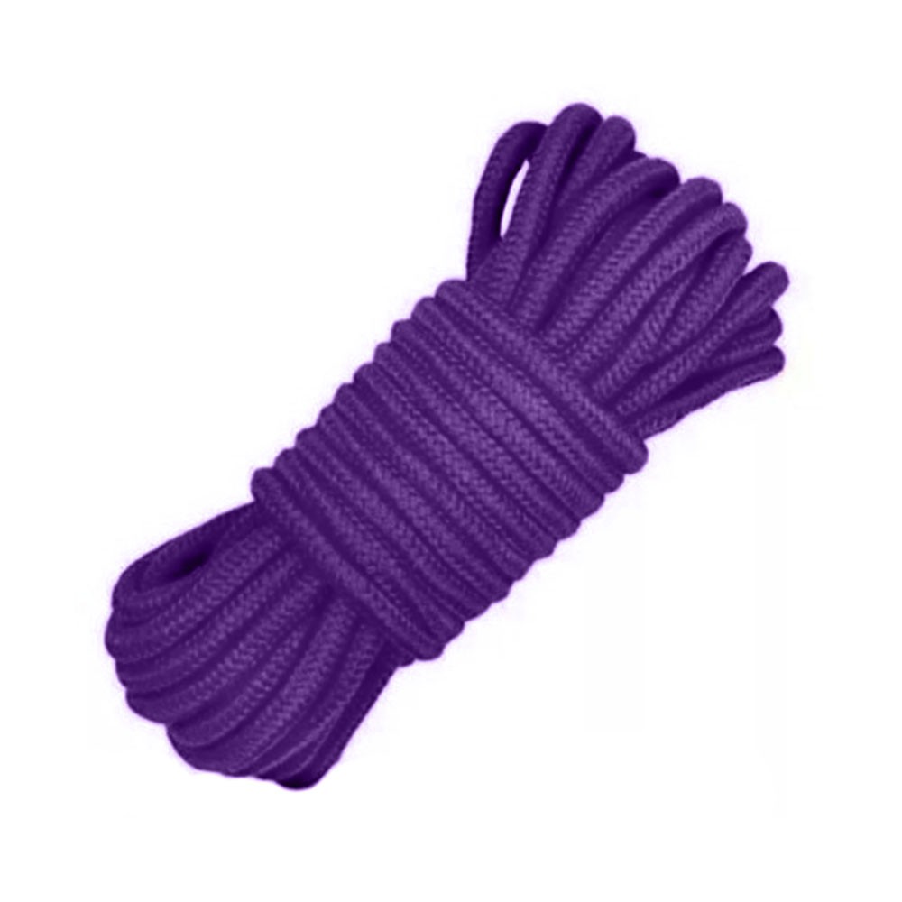 Corda Para Bondage E Shibari Em Algod O Metros Roxo Sex Shop