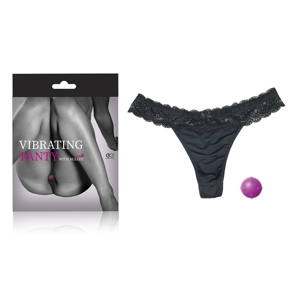 Calcinha em Renda com Vibrador Bullet Vibrating Panty Preta :: Sex Shop  Loja do Prazer