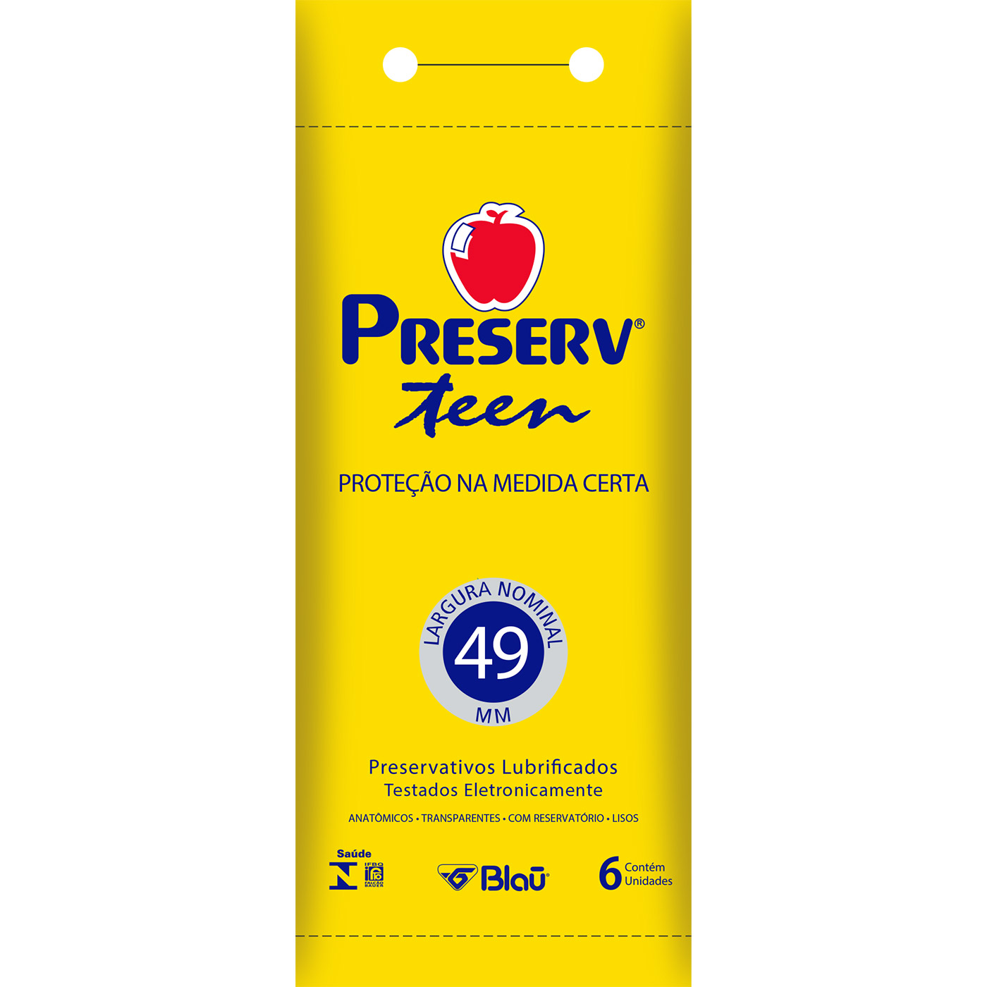 Preservativo Preserv Teen Lubrificado Com Óleo de Silcone 6 unidades :: Sex  Shop Loja do Prazer