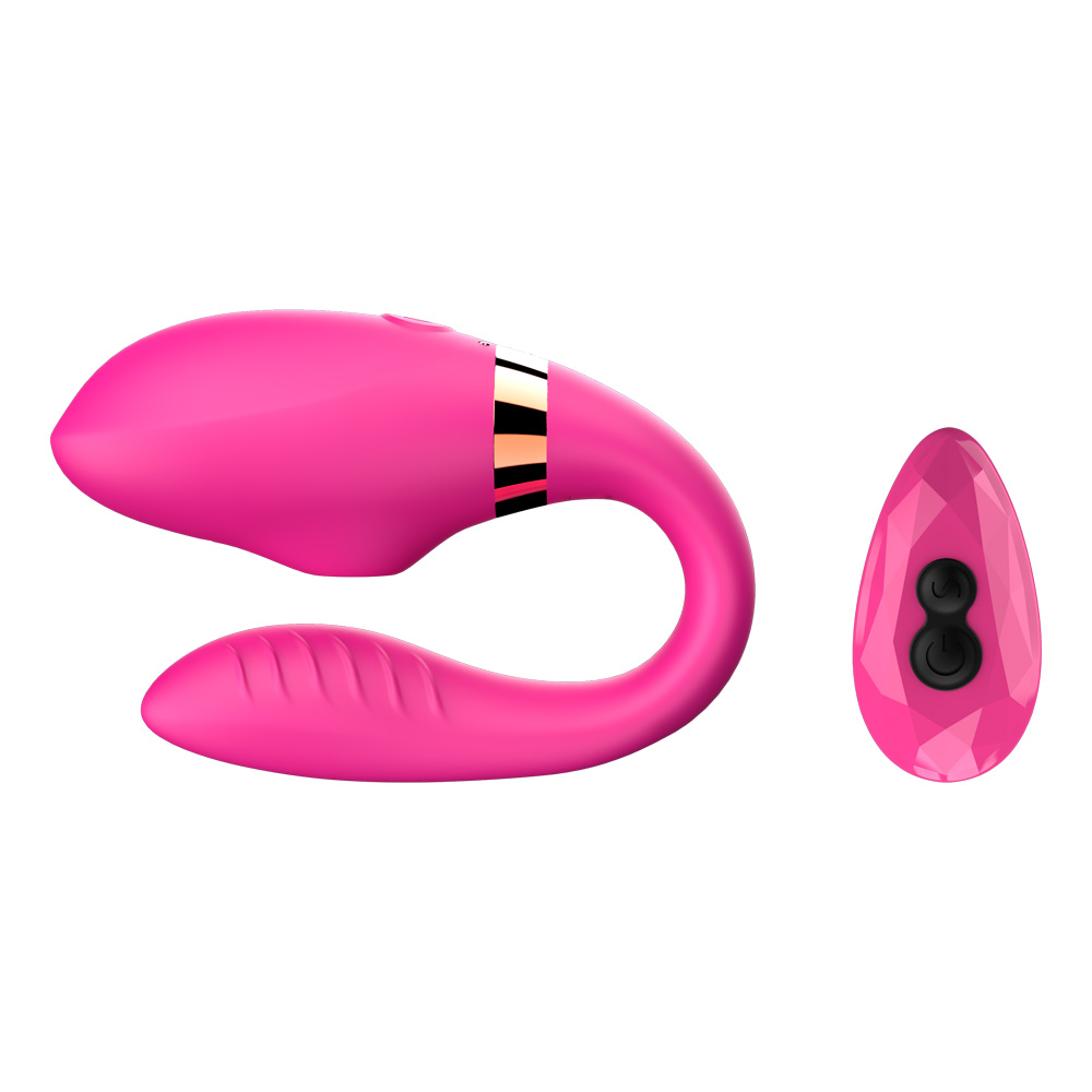 Vibrador para Casal em Silicone com Sugador de Clitóris com Controle sem  Fio e 7 Vibrações Pink :: Sex Shop Loja do Prazer