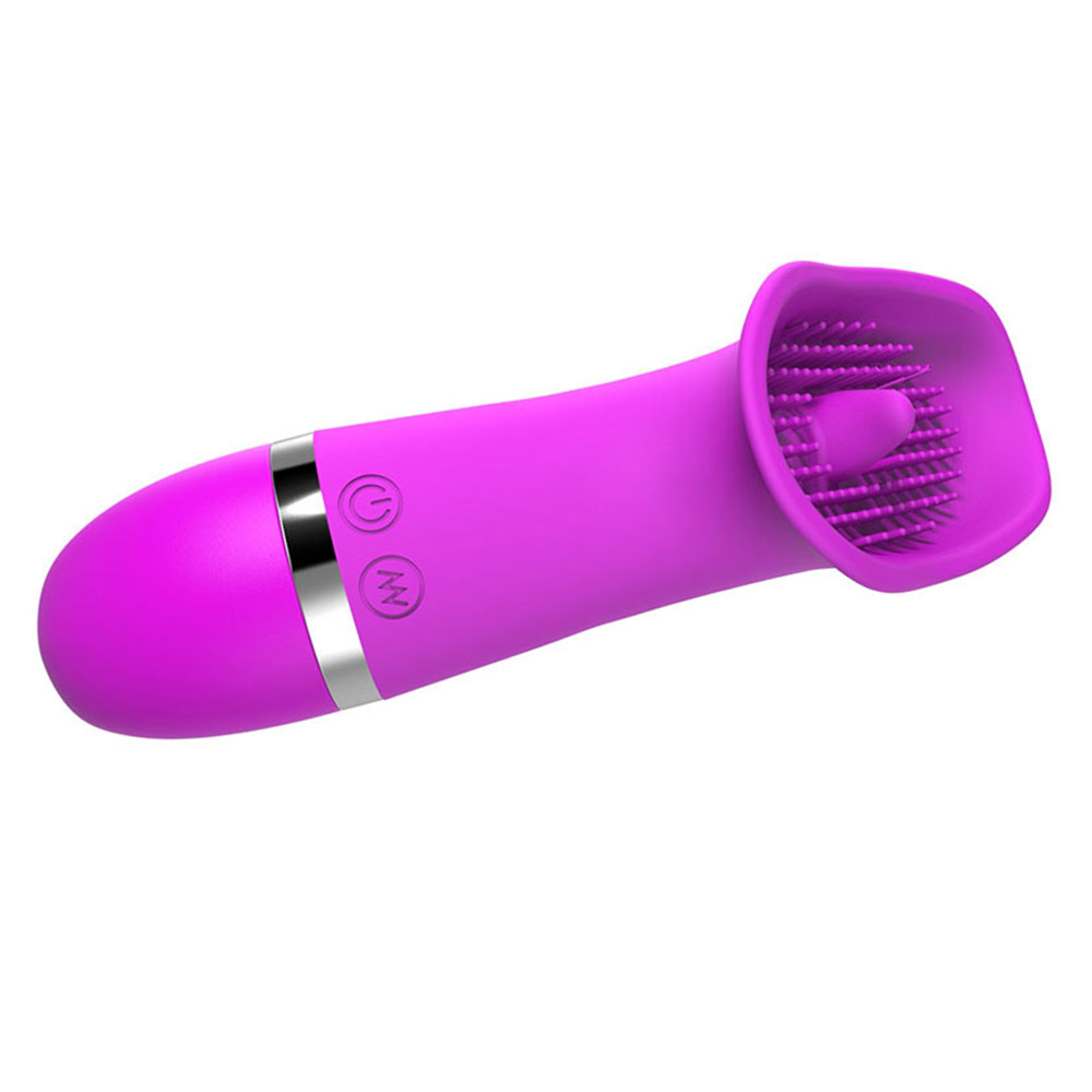 Vibrador para Clitóris com Língua e Cerdas em Silicone com 30 Vibrações  Pink :: Sex Shop Loja do Prazer