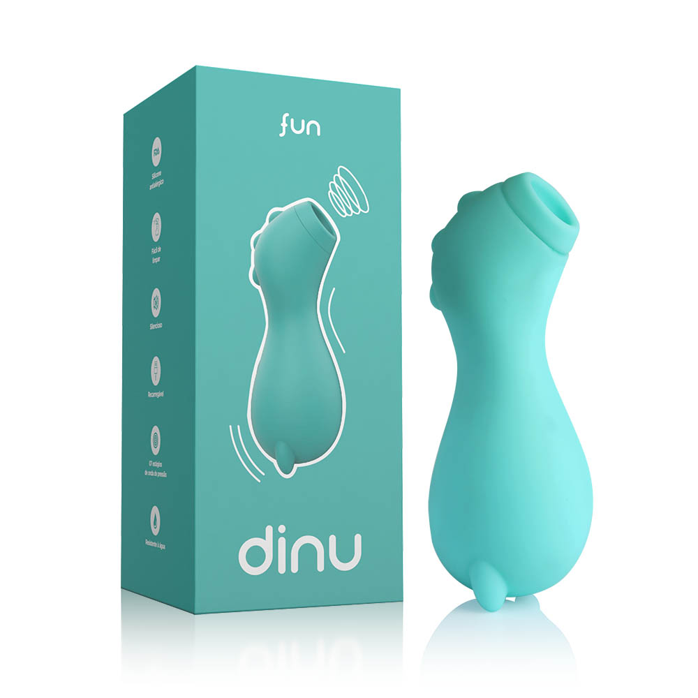 Vibrador, Cor Cyan :: Sex Shop Loja do Prazer