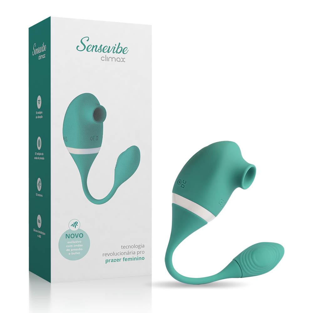 Vibrador, Cor Cyan :: Sex Shop Loja do Prazer