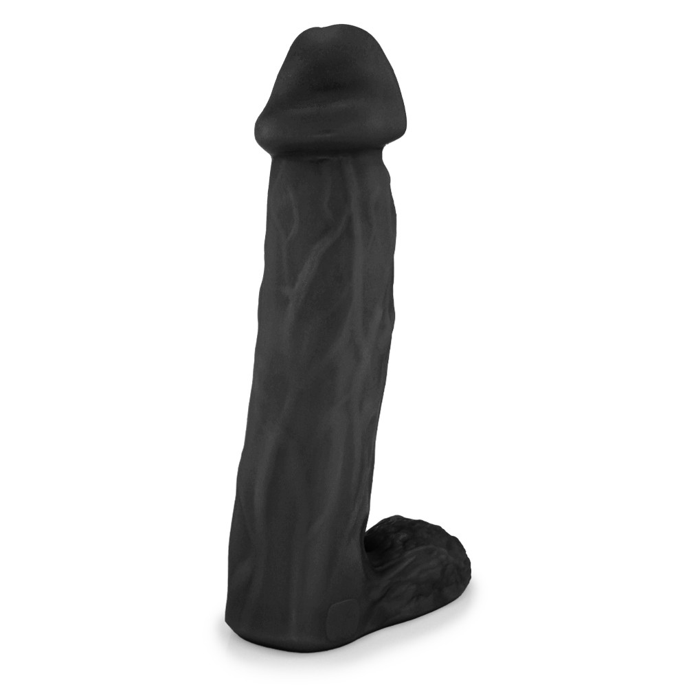 Pênis Gigante e Grosso Flexível com Escroto Valente 31 x 7,8cm Preto :: Sex  Shop Loja do Prazer